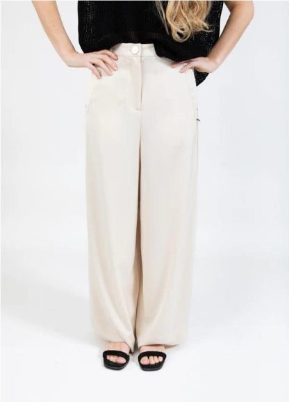 Pantalon ancho fluido