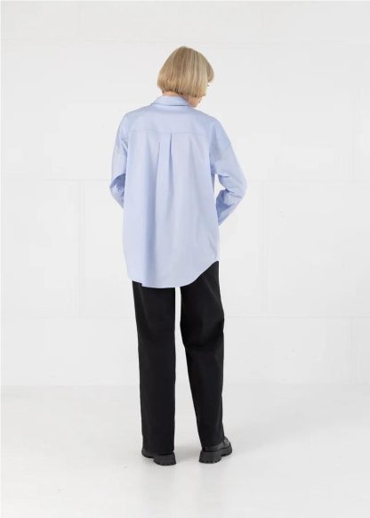 Camisa boxy AZUL