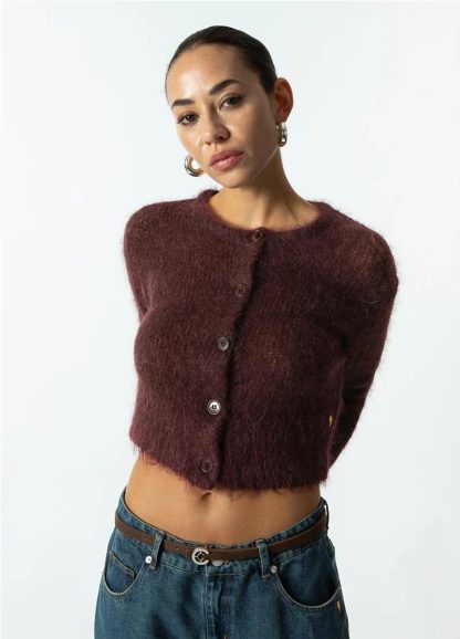 Cardigan corto alpaca