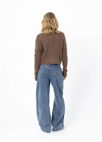 Cardigan corto alpaca MARRON