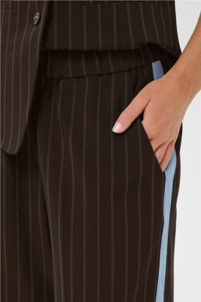 Pantalon raya diplomatica chocolate