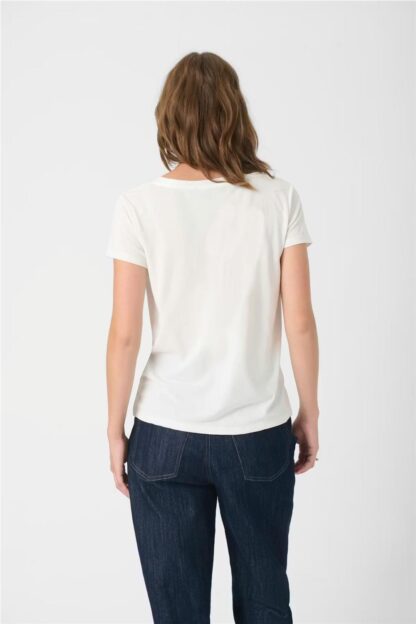 Camiseta pico BLANCO