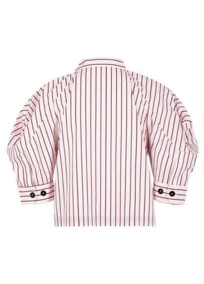 Camisa rayas mangas abullonadas