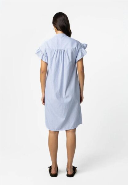 Vestido rayas con volantes