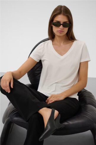 Camiseta pico BLANCO