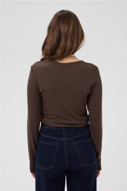 Camisa basica canale MARRON