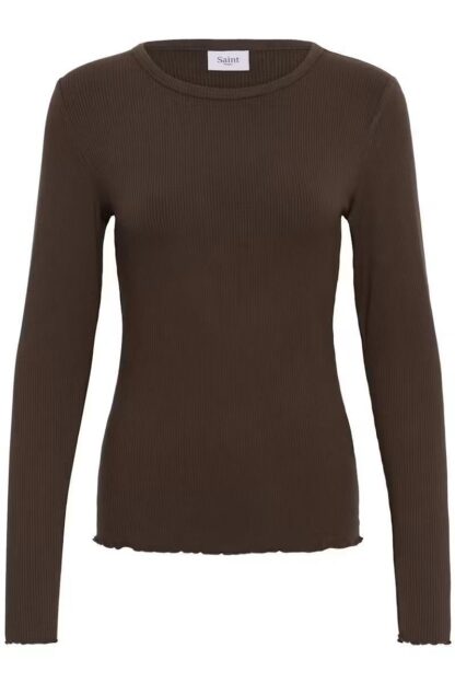 Camisa basica canale MARRON