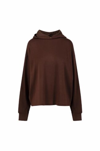 Sudadera capucha MARRON