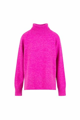 Jersey basico cuello vuelto ROSA