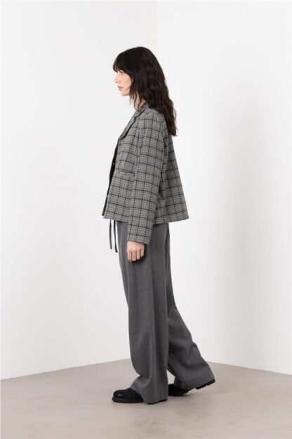 Blazer corta cuadros