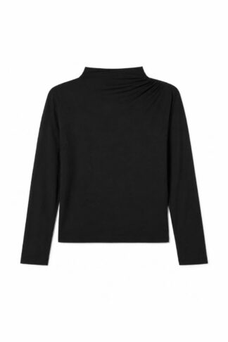 Camiseta cuello alto NEGRO