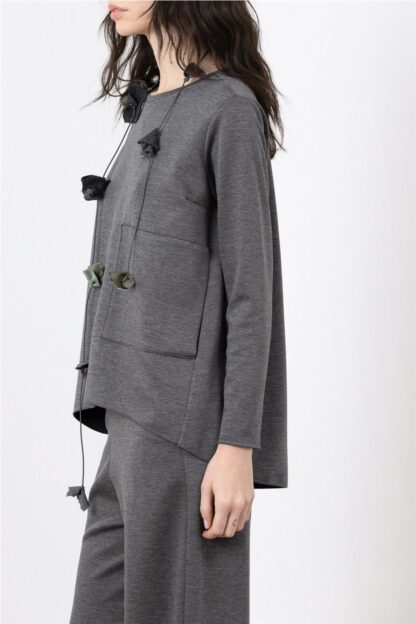 Sudadera bolsillo GRIS